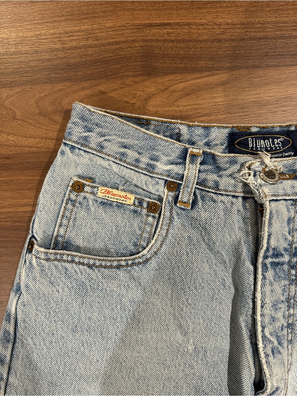 Bluenotes Light Blue Relaxed Fit Distressed Jeans - Picture 4 of 5
